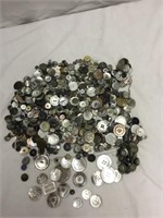 Collection Vintage Dark Mother of Pearl Buttons
