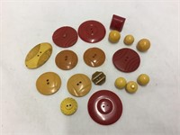 Group of Bakelite Sewing Buttons