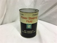 GM Power Steering Fluid Tin Can