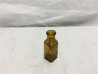 Embossed Poison Bottle w Skull & Cross Bones