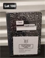 3 pk of composition notebooks