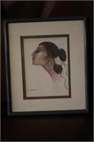 Small RC Gorman print, signed