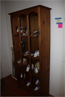 Wooden shelf unit, 30" x 12" x 72"