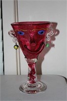 Arthur Allison blown glass vase