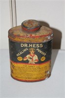 Dr. Hess healing powder tin