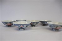 Set of six (6) side bowls