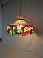 STAINED GLASS FRUIT DOME: