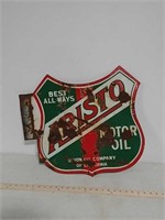 DSP.Aristo oil porcelain ad sign