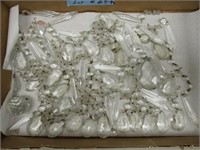 LOT OF GLASS PRISMS, VARIOUS SIZES: