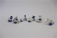 Blue and White Mini Figurines