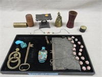 TRAY LOT OF VARIOUS COLLECTIBLES: