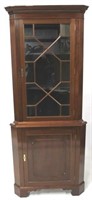 English Georgian Corner Cabinet