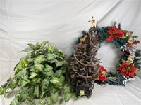 WREATH, FAUX VINE