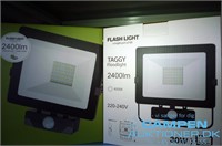 2 stk. sensor LED-lamper, 30W, 230V