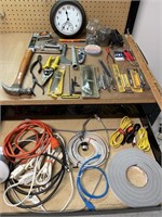 Lot of Hand Tools, Hardware & Electrical