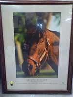 Print in Frame Seattle Slew