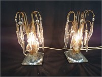 Lot of 2 working vintage lamps