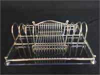 Davco silverplate buffet caddy