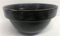 Brown stoneware bowl