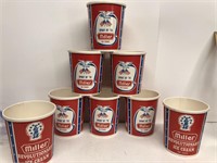 Miller dairy ice cream containers