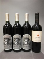 4 California Cabernet Sauvignon.