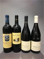 4 French Red Wines.