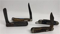 Group of pocket knives