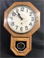 Seth Thomas New haven wall clock, oak