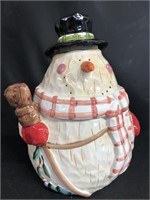 Snowman cookie jar