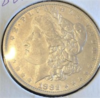 1882 O Morgan silver dollar