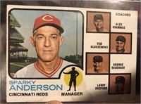 1973 Sparky Anderson Cincinnati Reds Topps