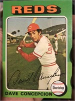 1975 Cincinnati Reds Dave Concepción Topps
