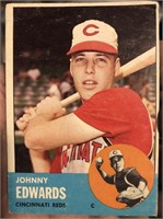 1963 Cincinnati Reds Johnny Edwards Topps