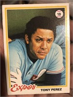 1978 Cincinnati Reds Montreal Expos Tony Perez