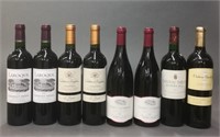 8 French Red Wines.
