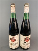 2 Clemens Freiherr von Schorlemer Riesling, 1976.