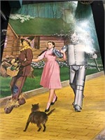 Vintage Wizard of Oz poster 32” x 22”