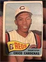 1965 Cincinnati Reds Chico Leo Cardenas Topps