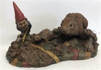 Tom Clark gnomes "The Race" 1992 figures tortoise