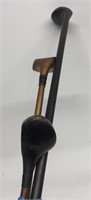 Vintage wood handle golf clubs