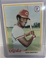 1978 Cincinnati Reds can Griffey Topps  baseball