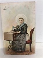 Singer Sewing Machine advertising card