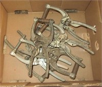 Collection of clamps.