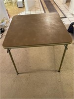 30 inch square card table