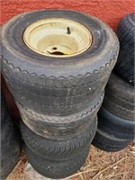 Golf Cart Wheels/Tires Beige