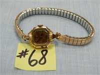 14kt Bulova Wristwatch with Spiedel Band, (As Is),
