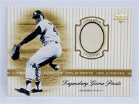 2000 Upper Deck Legends Bob Gibson Game Used Relic