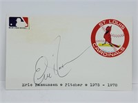 Eric Rasmussen Autographed 3X5 Note Card
