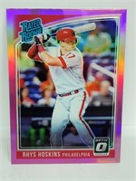 2018 Donruss Optic Rated Rookie Rhys Hoskins RC