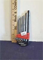 Set of Allen wrenches.